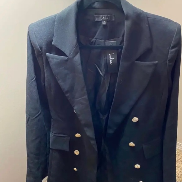 Lulus Captain Blogs Double Breasted Coat - Picture 2 of 2